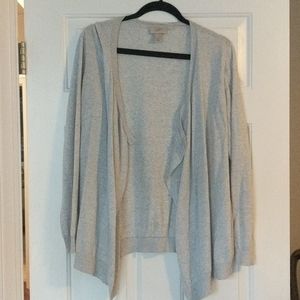 LOFT gray cardigan